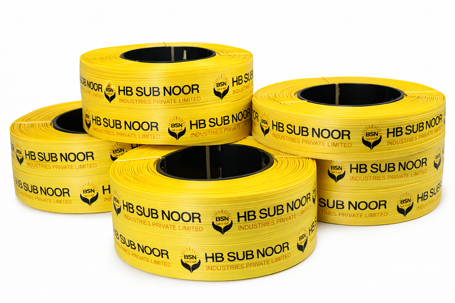 Printed packaging strap